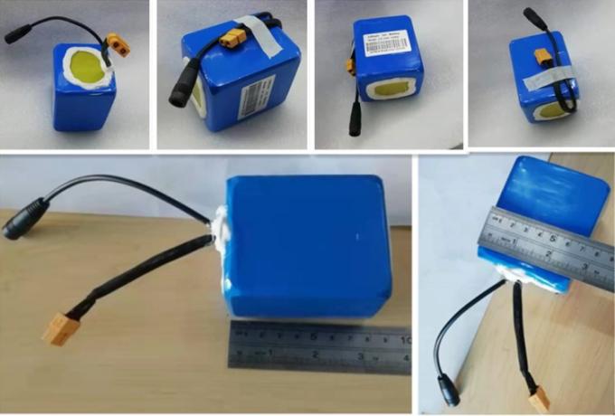 12 Volt 10ah lithium Battery Pack 18650 3cells in series with XT60 ...