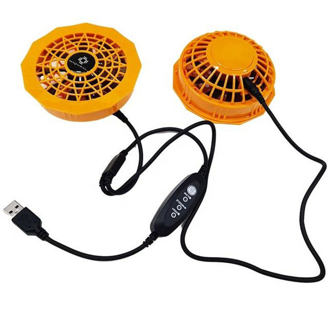 Plastic Nine Blade Wearable Cool Air Fan PSE Certificated for summer cooling
