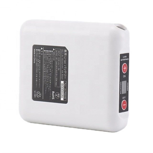 ABS Heated Clothes Battery 7.4V 4400mAh DC3.5x1.35mm Hole Charging Port