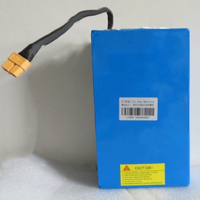 Customized 36 Volt Lithium Batteries Pack 10ah 36v 10s4p MSDS UN38.3 For Ebike