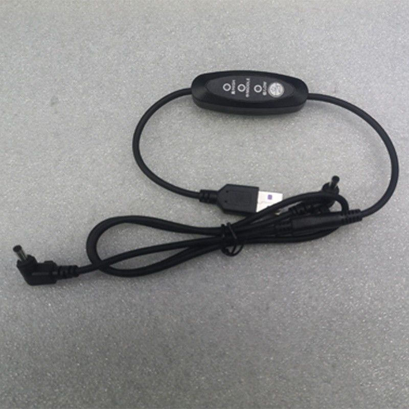 Air Conditioning Fan Usb Connector Cable With 2*DC Adapter Connecting Line