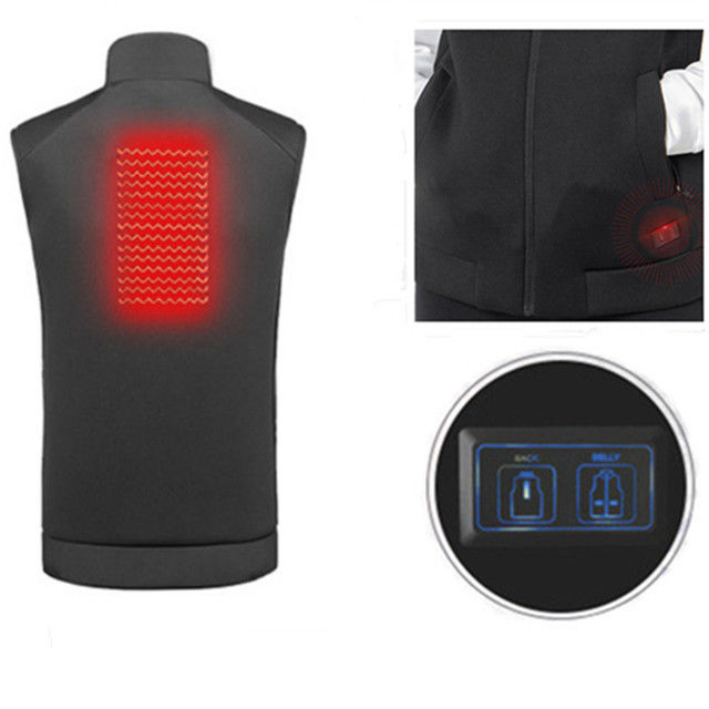 Knitted Rechargeable Heated Vest Motorcycle  Electric Vest Warmer OEM service