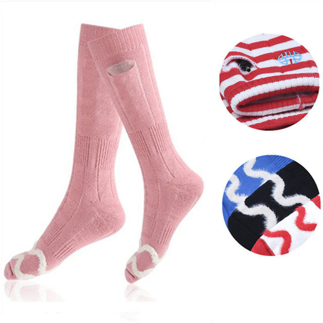 High Ankle Rechargeable Heated Socks Casual woven Weaving