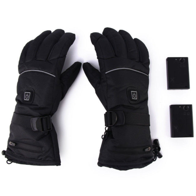 Anti Slip Thermal Heat Gloves  PU Leather Composite Fiber Heating Element