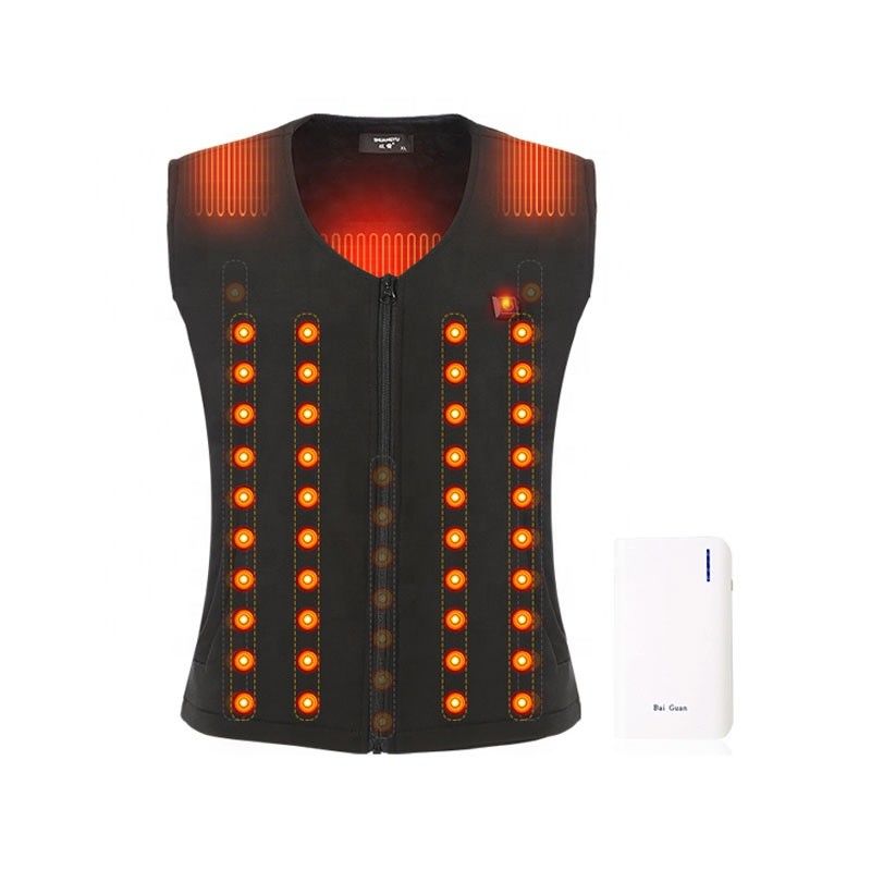 Intelligent Control Electric Heated Vest Polyester Smart Casual