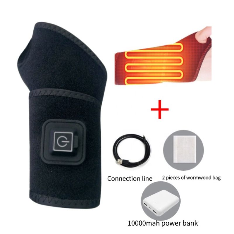 USB 5V Rechargeable Heated Vest Heated Wrist Support 100% Polyester