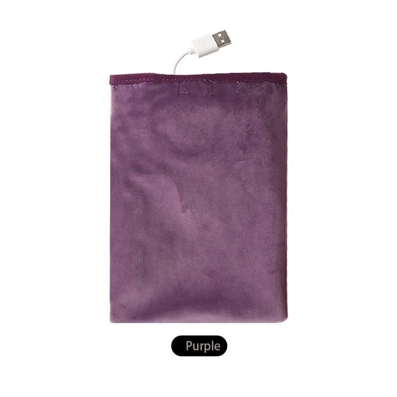 5v Usb Hand Warming Bag Multi Functional Flannel Material 14*20cm
