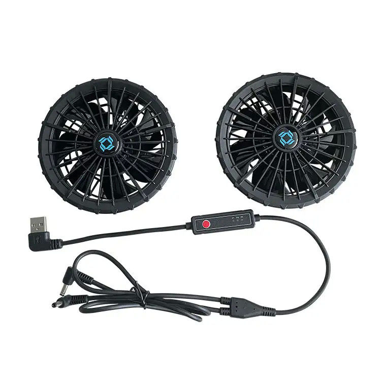 Summer Cooling Outerwear Fan with 3 level speed for Jacket Cooling Fan Super Thin 34mm
