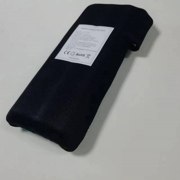 Clothes 12V 10Ah Battery 11.1V Black Cloth Wrapped With DC Charging Plug For Heated Jacket