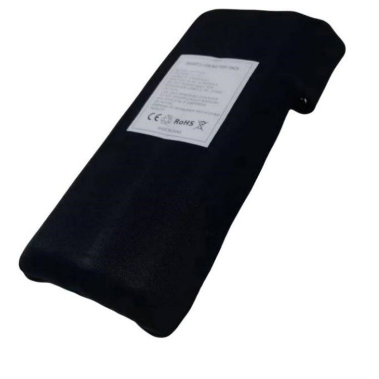 Clothes 12V 10Ah Battery 11.1V Black Cloth Wrapped With DC Charging Plug For Heated Jacket