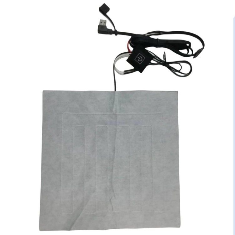 Custom Clothes Heating Pads 24*24cm For Heated Pillow 5V With USB Bend Head