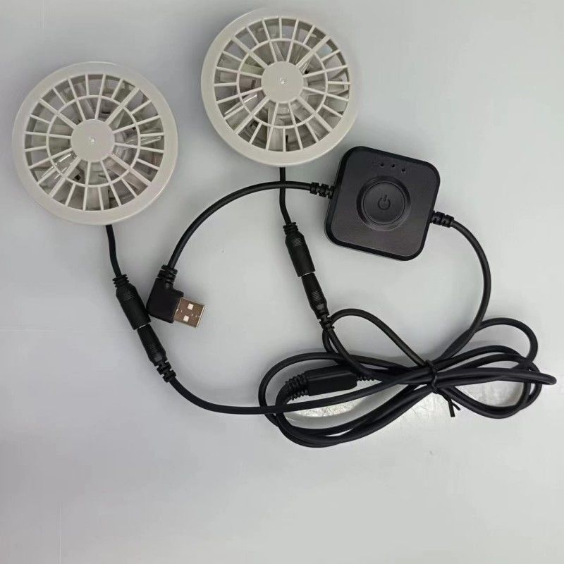 Japanese Brushless Motor Air Conditioning Vest Fan Small Two Fans In One Lightweight