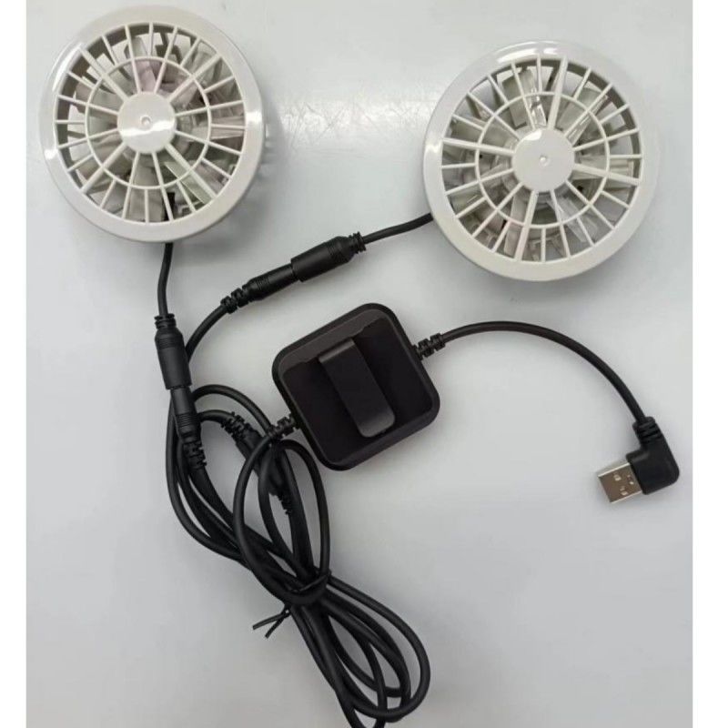 Japanese Brushless Motor Air Conditioning Vest Fan Small Two Fans In One Lightweight