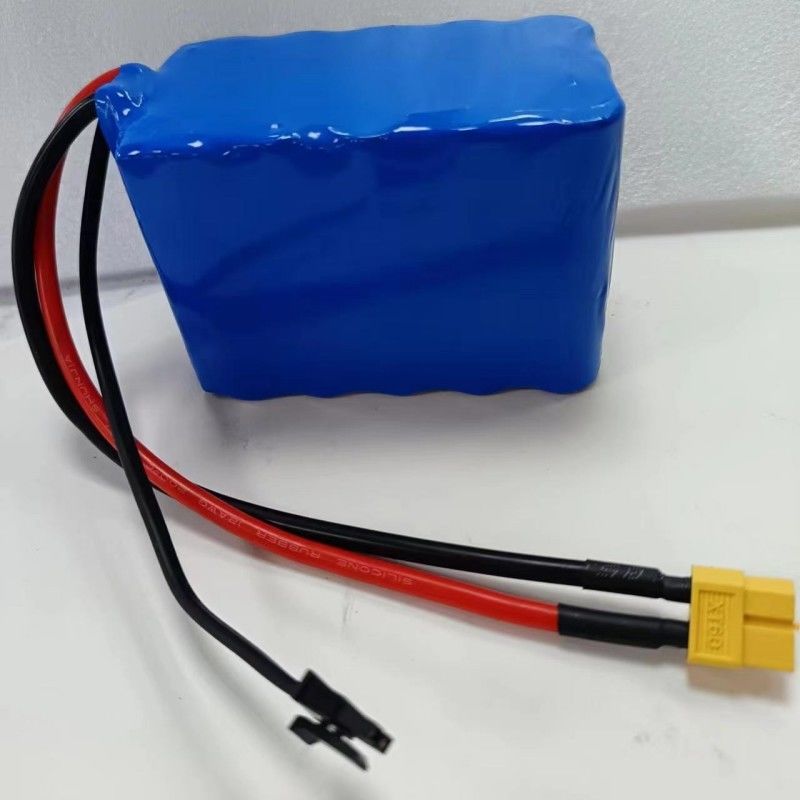 3S5P 18650 Battery Pack 11.1V 16Ah With Charging Connector MX3.0 Discharging XT60 Female Plug