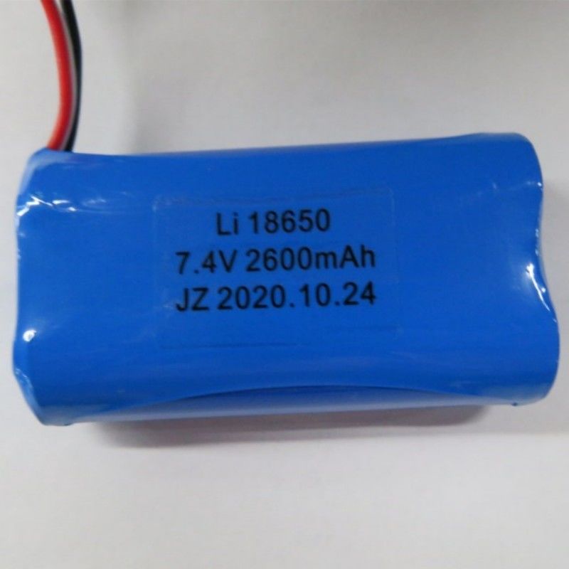 7.4V 2600mAh 18650 Cell Battery Pack With 3 Leads And 3-Pin Contact For Pos Machine