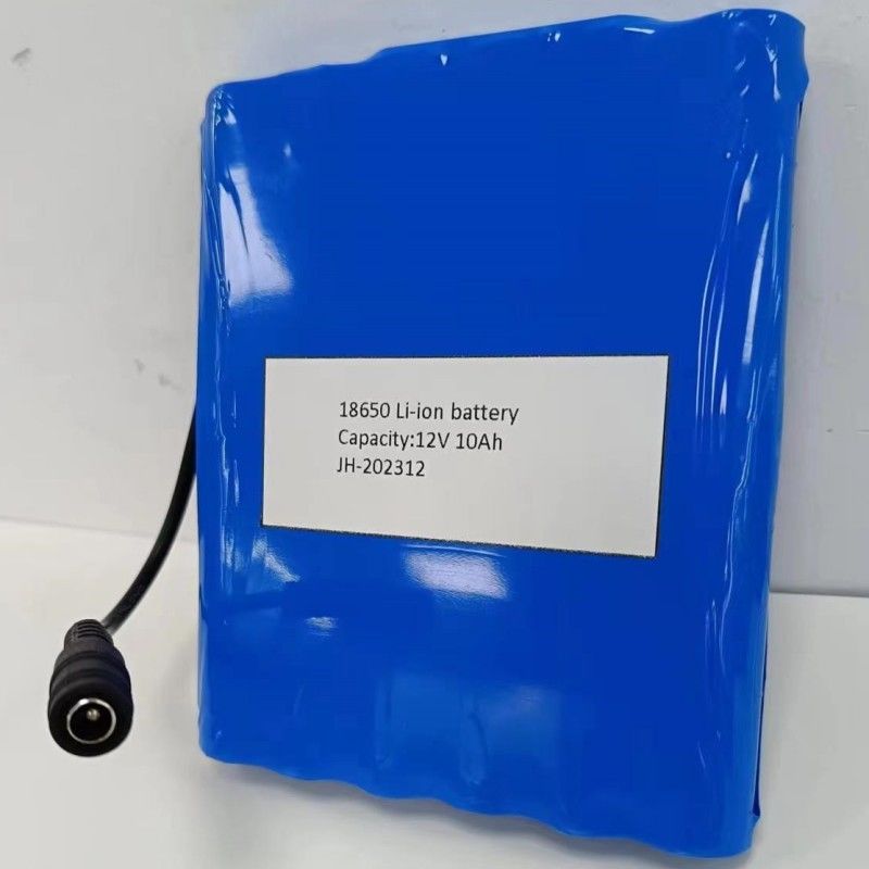 Flat Battery Pack 12V 10Ah 18650 Lithium Batterie 3s4p With DC Female Plug For PVC Heating Pad