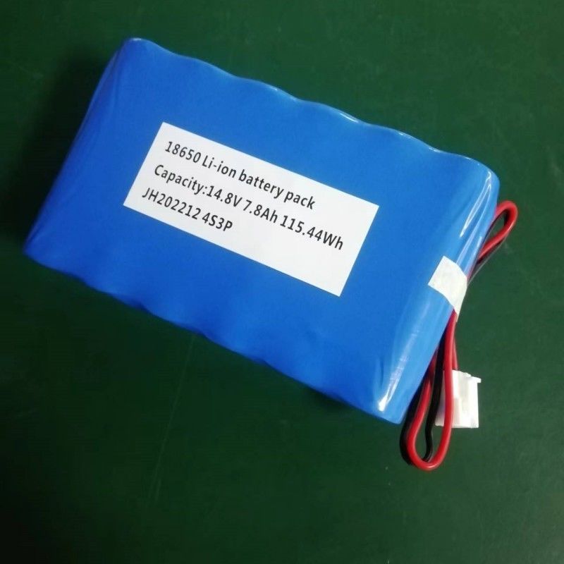 18650 Battery Pack 4s3p 14.8V 7.8Ah Battery With 2-Pin Contact For LED Lights