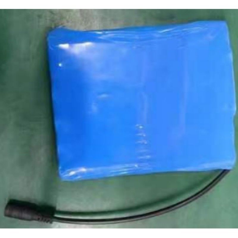 Slim 18650 Battery Packs 6S2P 22.2V 5Ah With DC 5.5x2.1mm Connector BMS On Top