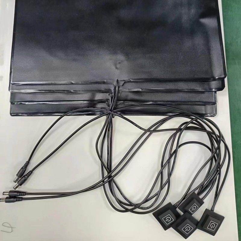 35x35cm Custom Heating Pads 12V With DC Plug For Hot Food Delivery Bag