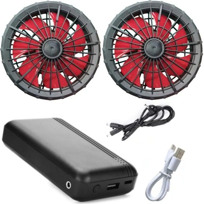 Workwear Jacket Cooling Fan Battery Set 12V 10000mAh With Chinese Brushless Motor