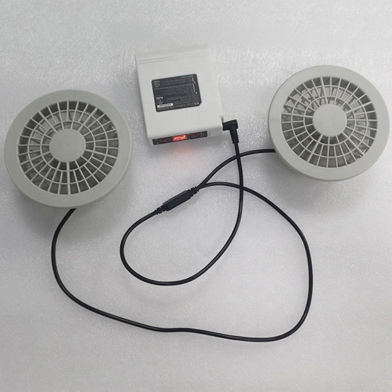 PSE Fan Battery Set 7.4V 5200mAh Jacket Cooling Fan Set 4 Level Wind Speed