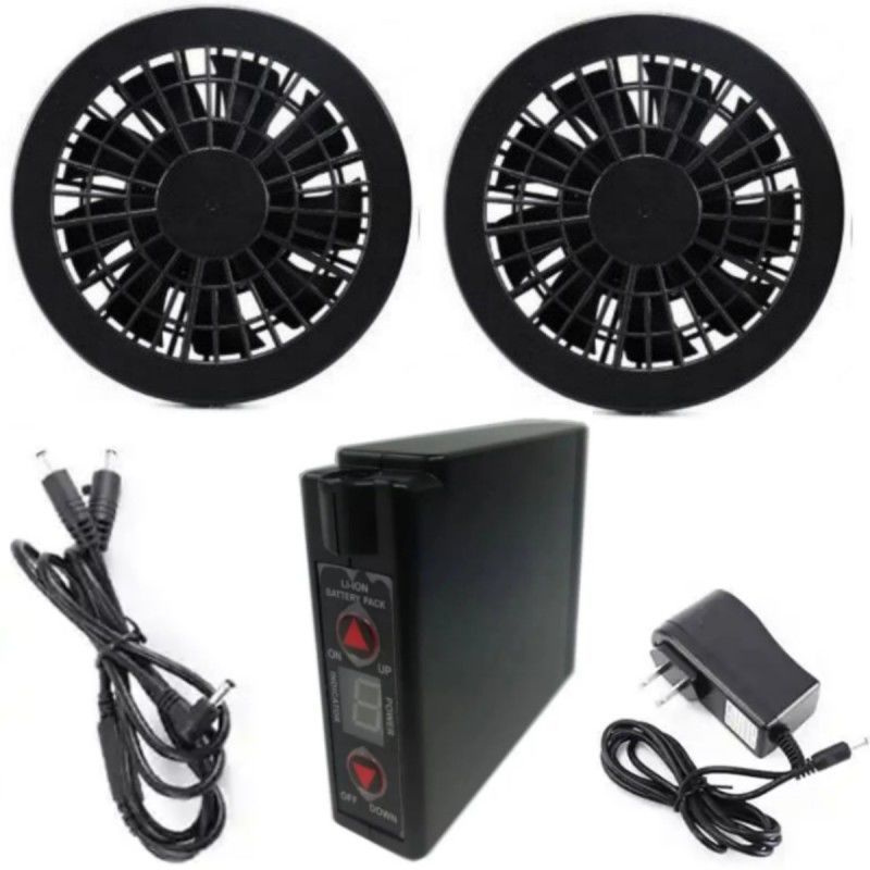 7.2V Jacket Cooling Fan Battery Set 4400mAh With Charger For Summer Workwear