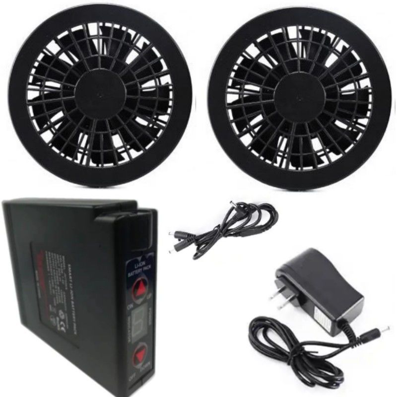 7.2V Jacket Cooling Fan Battery Set 4400mAh With Charger For Summer Workwear