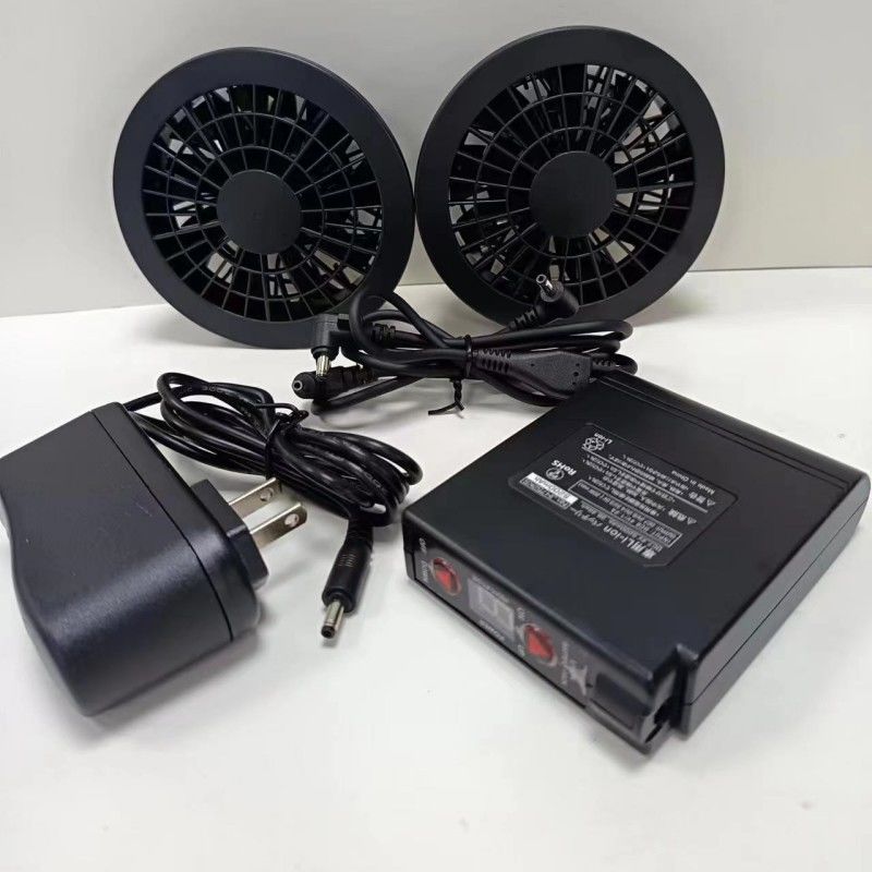 Korea Brand Battery Fan Set 7.4V 7000mAh KC For Cooling Jacket