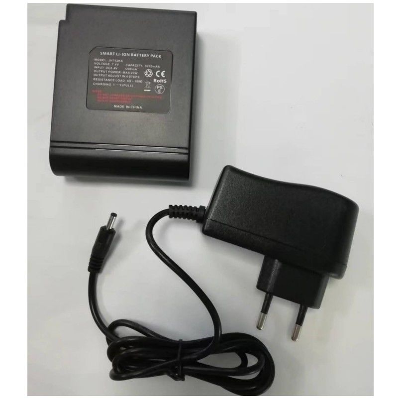 7.4 Volt 7000mAh Heated Clothes Battery Charger Set Korean Plug For Heating Belly Belt
