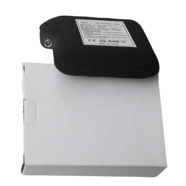 Black Cloth Wrapped Battery 7.4V 4400mAh 5200mAh 6400mAh 7000mAh Batteries For Heated Vest
