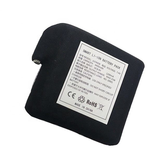 Black Cloth Wrapped Battery 7.4V 4400mAh 5200mAh 6400mAh 7000mAh Batteries For Heated Vest