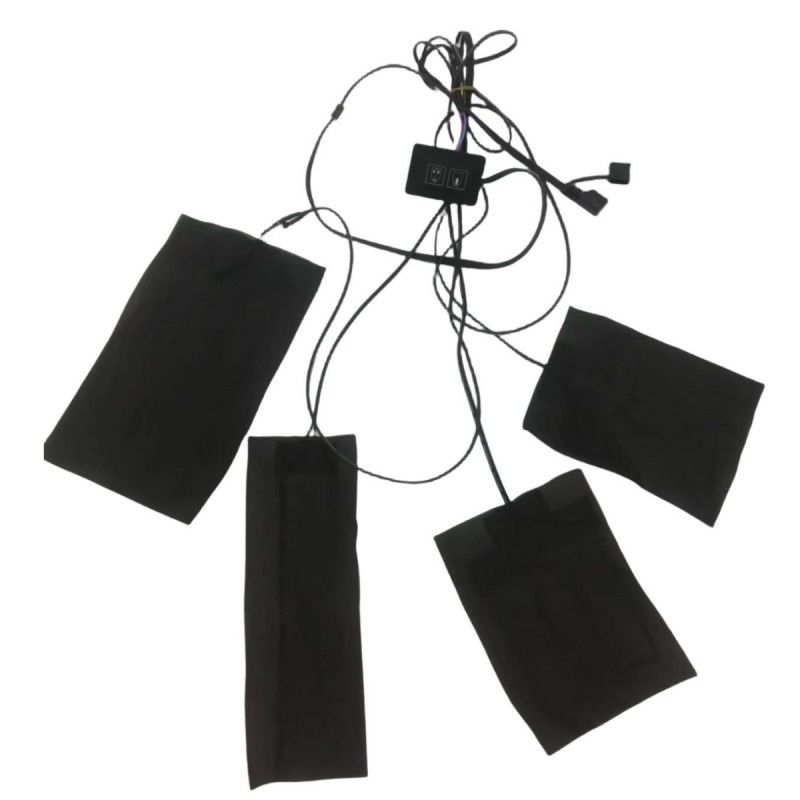 4 In One Clothes Heating Pads Two Switch Button Seperate Heating Zone For Winter Coat
