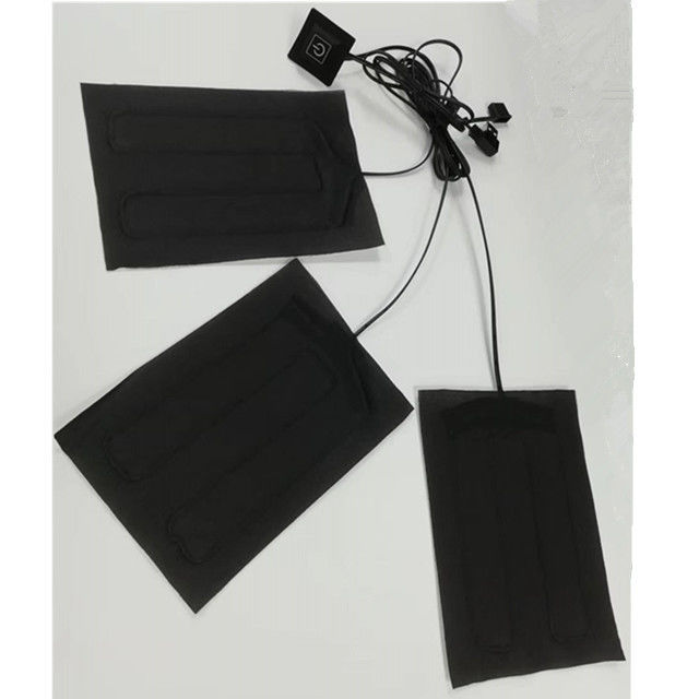 Custom Clothes Heating Pads 3pcs Waterproof Flexible Electric Sheet size 12x18cm