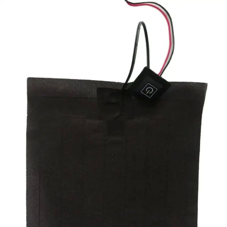 Custom Clothes Heating Pad Size 20x20cm 3.7V With SM 2Pin Plug