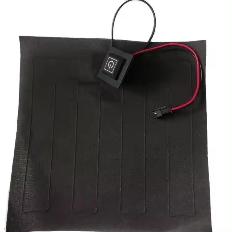 Custom Clothes Heating Pad Size 20x20cm 3.7V With SM 2Pin Plug