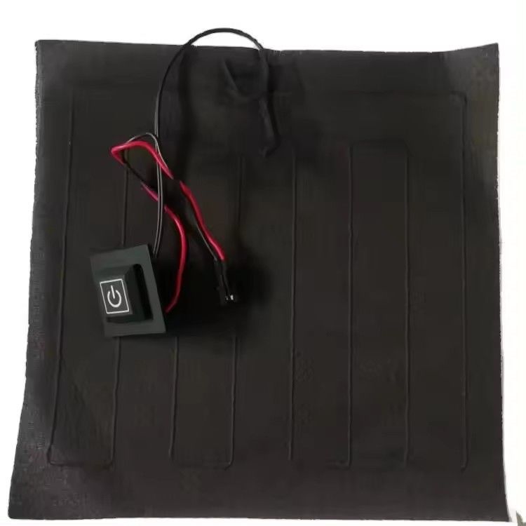 Custom Clothes Heating Pad Size 20x20cm 3.7V With SM 2Pin Plug