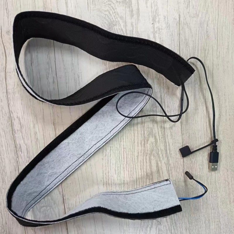 Black Spunlace Cloth Custom Heating Pad with 50cm Cable Length and Automatic Power Control