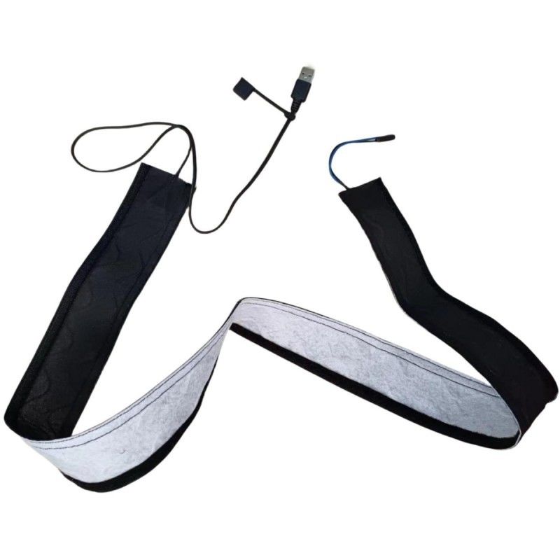 Black Spunlace Cloth Custom Heating Pad with 50cm Cable Length and Automatic Power Control