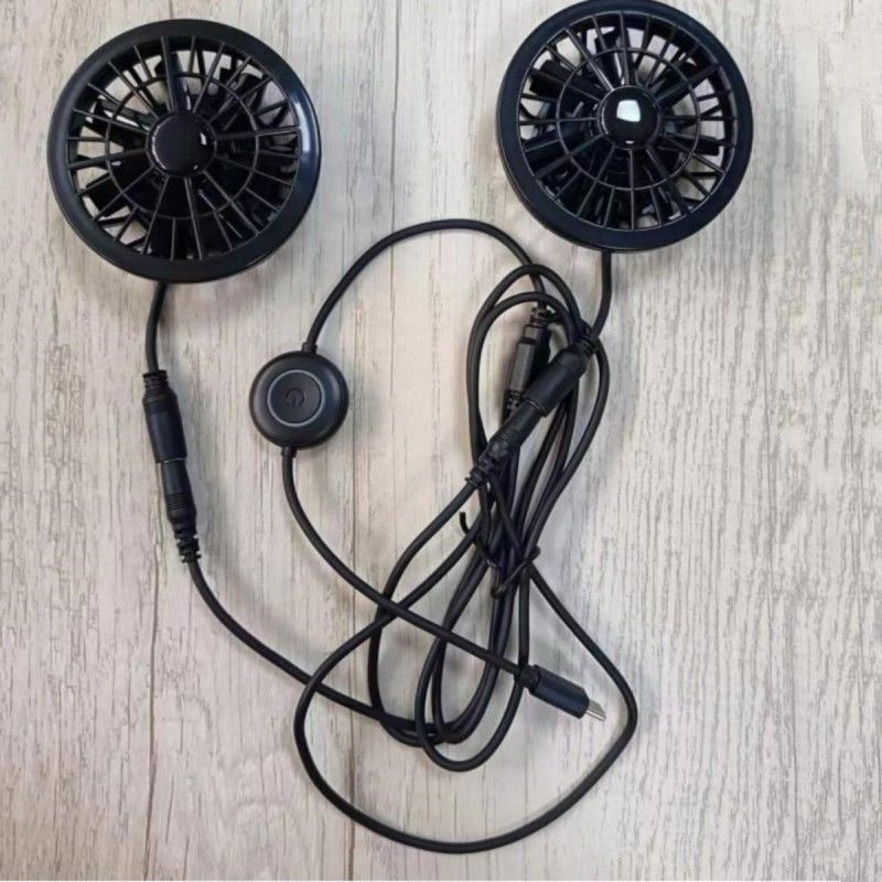 Pants Fan 2pcs Small cooling Fan 5V With Type-C Plug