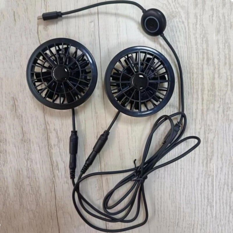 Pants Fan 2pcs Small cooling Fan 5V With Type-C Plug
