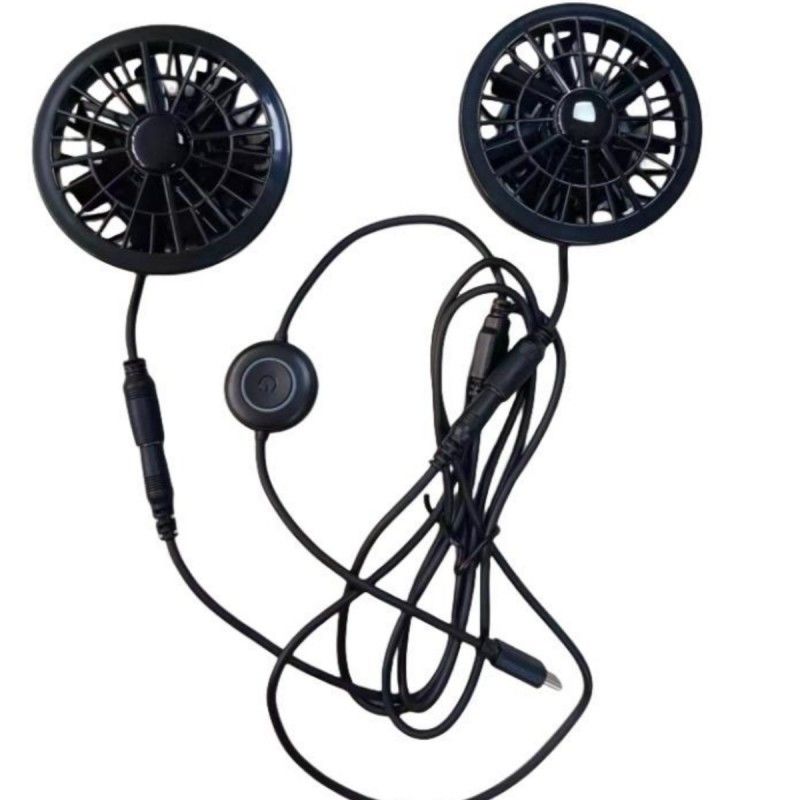 Pants Fan 2pcs Small cooling Fan 5V With Type-C Plug