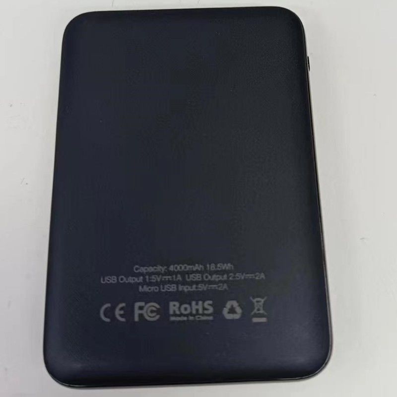 Mini Faster Powerbank 4000mAh 5V 2A Palm-Size Super Slim Battery Power Bank