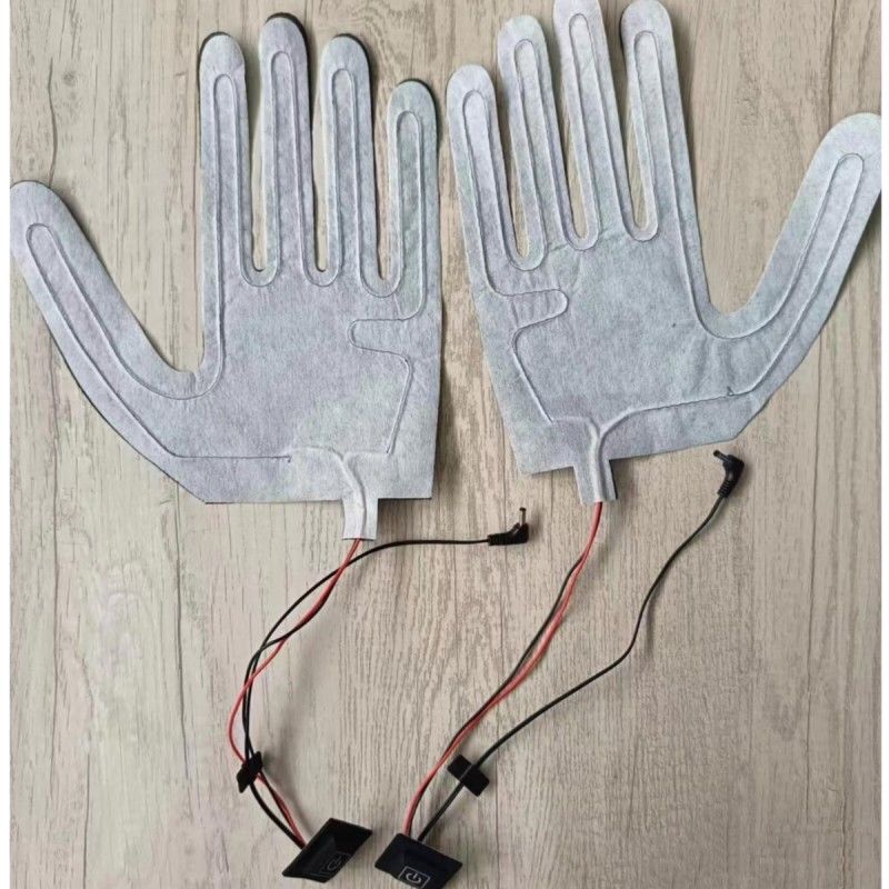 Custom 7.4V Heating Pad for gloves with DC 3.5x1.35mm plug
