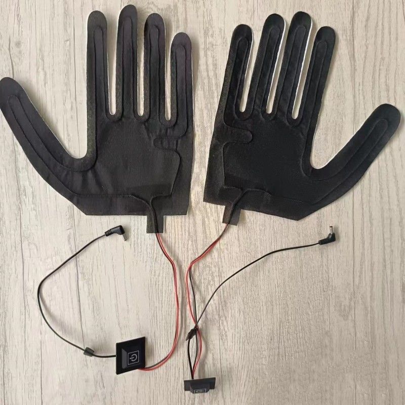 Custom 7.4V Heating Pad for gloves with DC 3.5x1.35mm plug