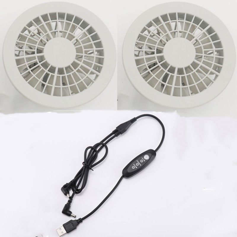 Three Level Speed Jacket Cooling Fan 2piece Fan For Summer Working Men Suits