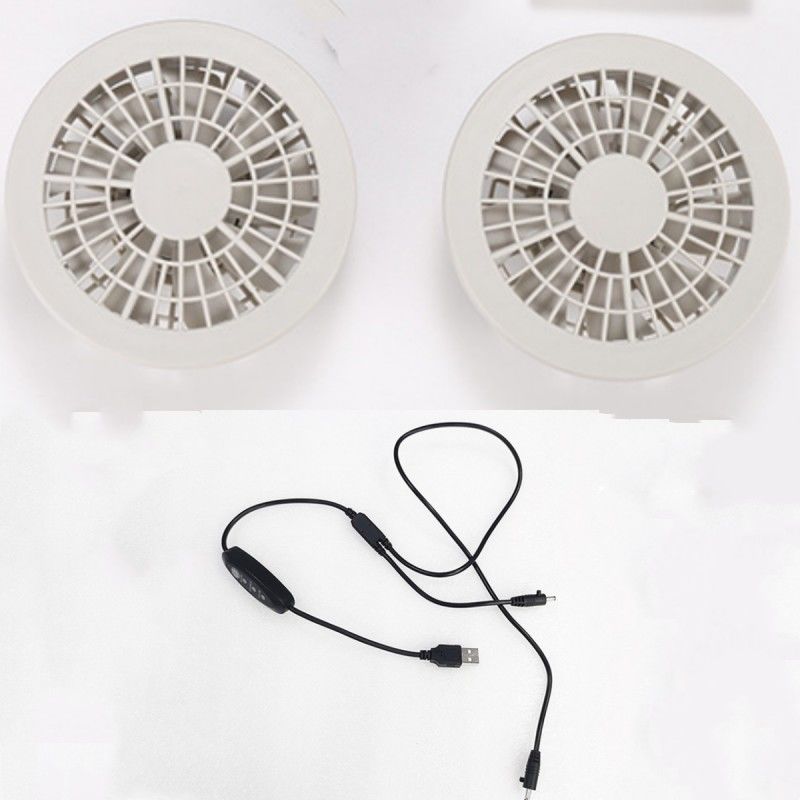 Three Level Speed Jacket Cooling Fan 2piece Fan For Summer Working Men Suits