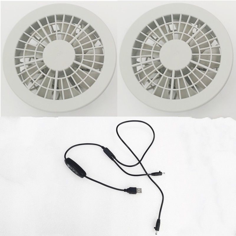 Three Level Speed Jacket Cooling Fan 2piece Fan For Summer Working Men Suits