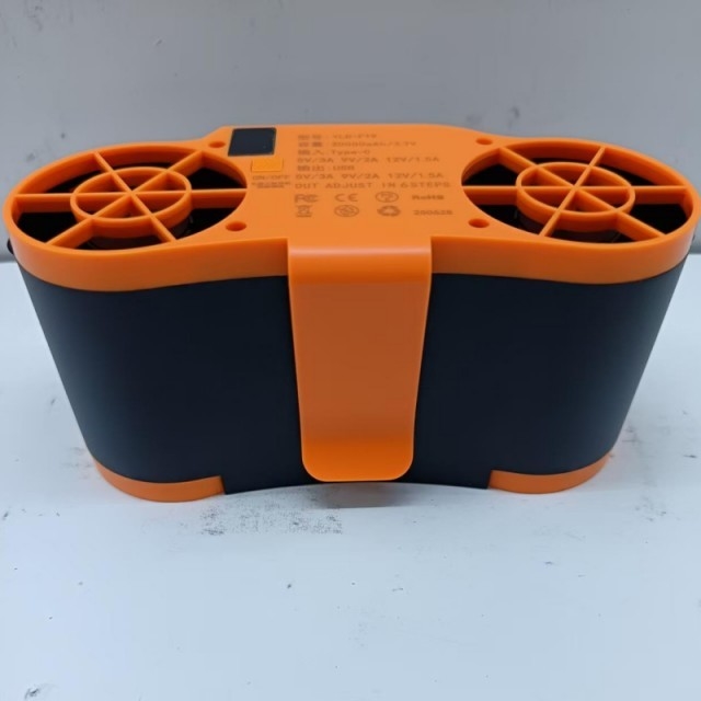 20000mAh Battery Portable Waist Fan 6 Adjustable Speed Levels and Power Bank Function