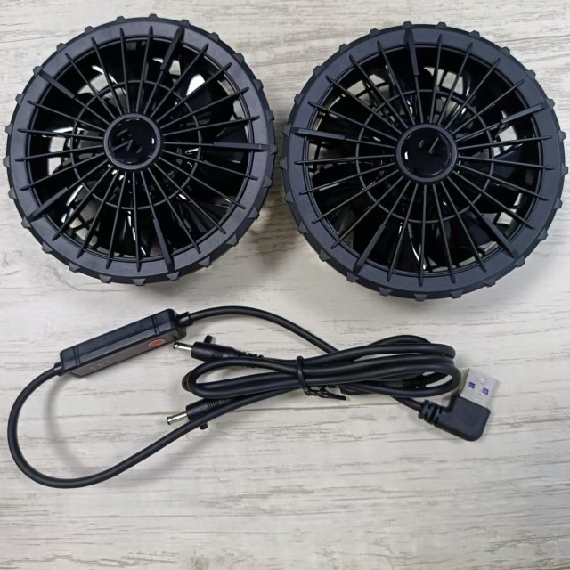 Summer Cooling Outerwear Fan with 3 level speed for Jacket Cooling Fan Super Thin 34mm