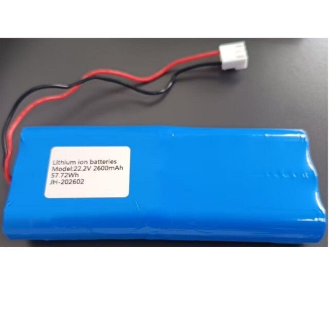 Custom Rechargeable 18650 Li ion Battery Packs 22.2v 2600mAh With 3Pin Connector